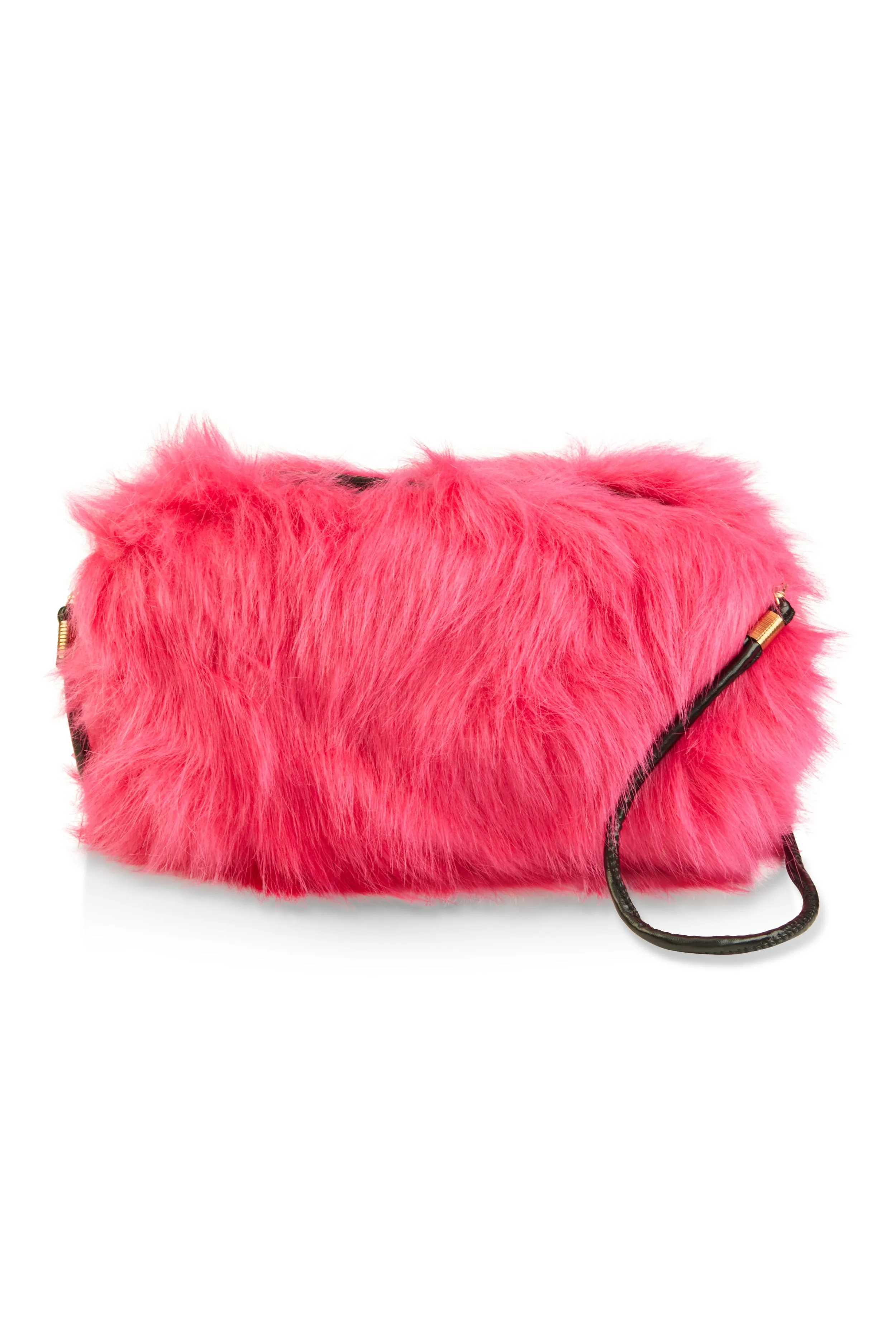 Faux Fur Muff Crossbody Bag sold by Rainbow product image thumbnail 3