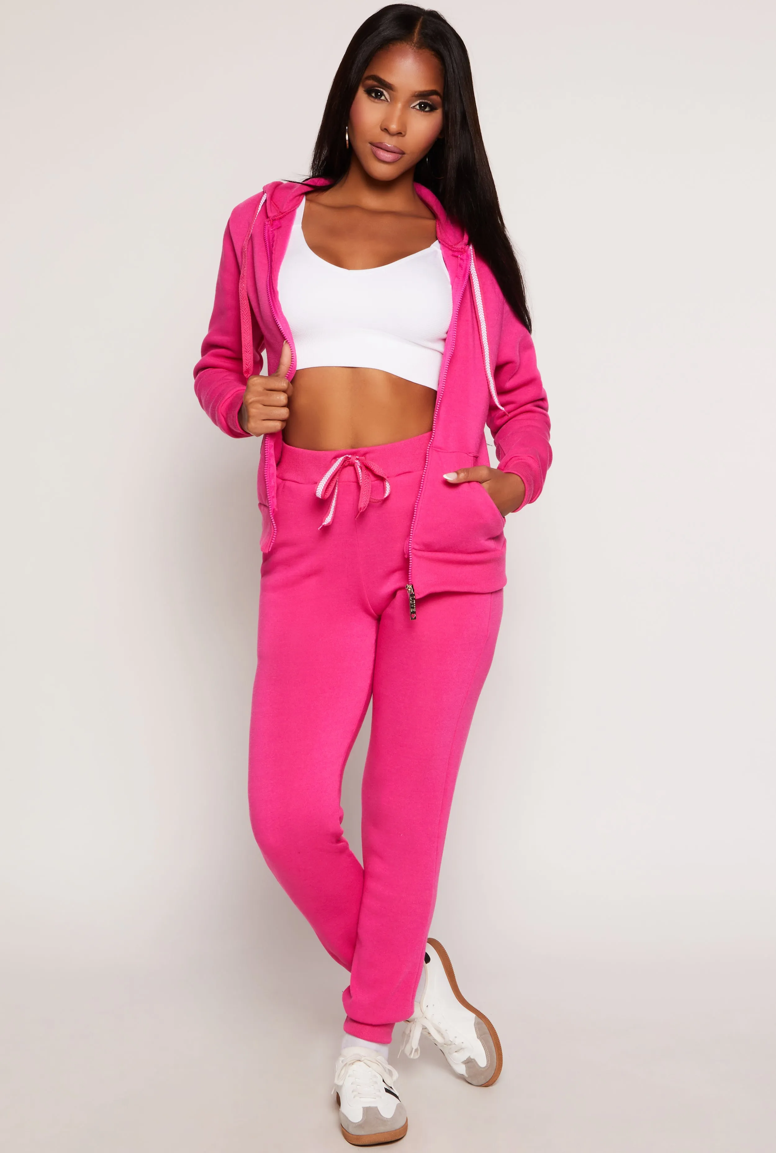 Fleece Full Zip Hoodie sold by Rainbow product image thumbnail 2