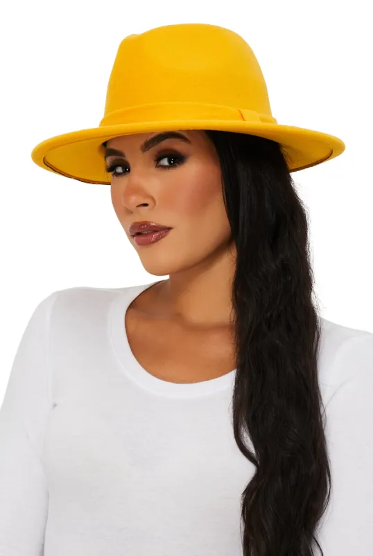 Solid Felt Fedora sold by Rainbow