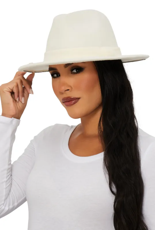 Solid Felt Fedora sold by Rainbow