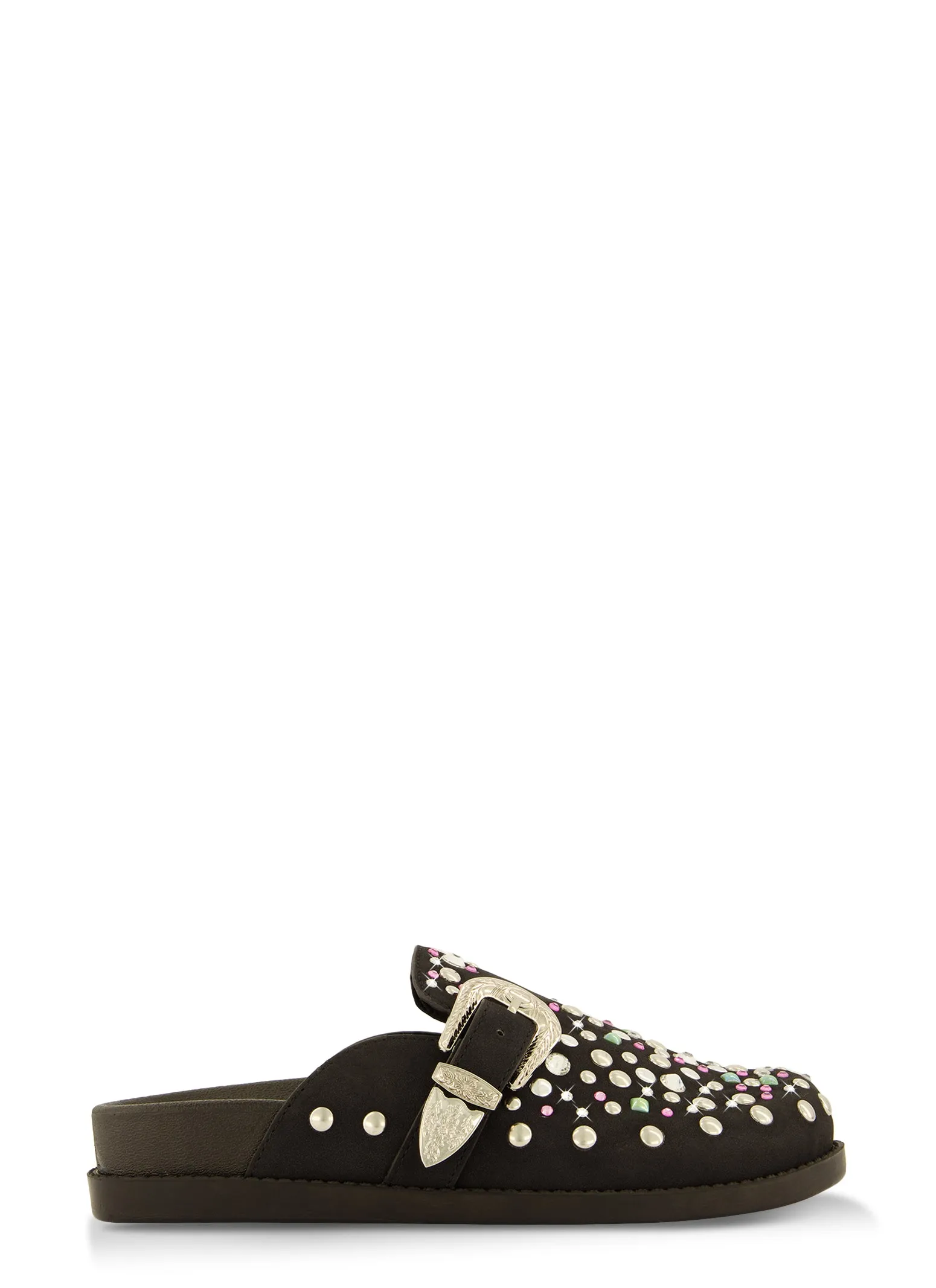 Rhinestone Studded Buckle Clogs sold by Rainbow product image thumbnail 2