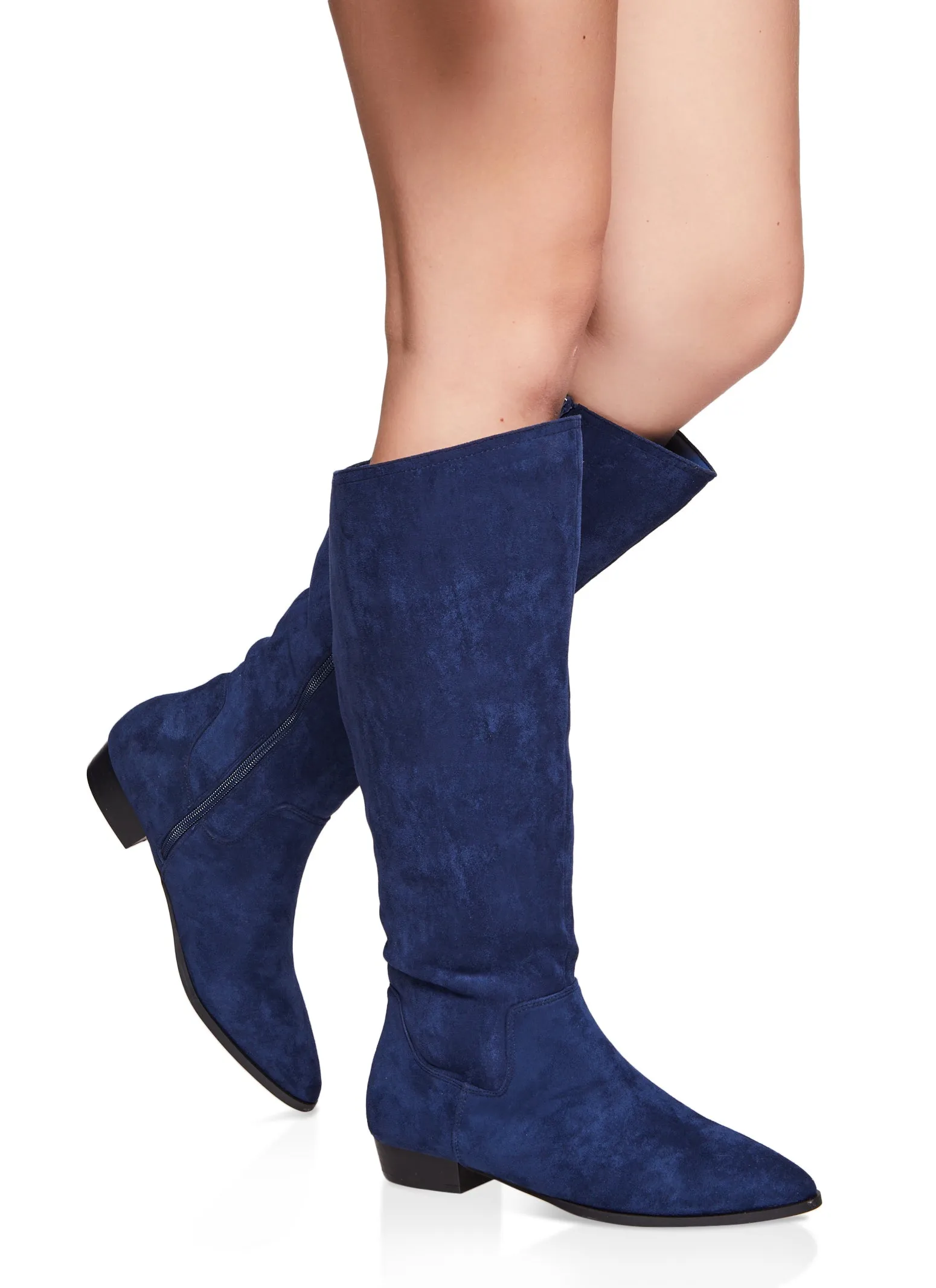 Pointed Toe Knee High Boots sold by Rainbow