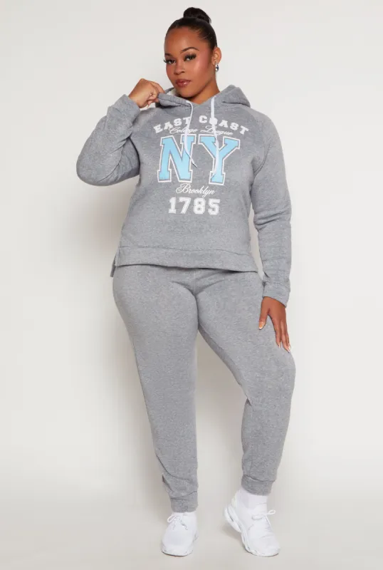 Plus Size Basic Solid Drawstring Joggers sold by Rainbow