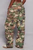 Almost Famous Camouflage Wide Leg Cargo Pants sold by Rainbow