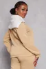 Plus Size Sherpa Collar Quarter Zip Sweatshirt sold by Rainbow