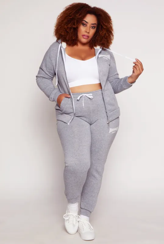 Plus Size Fleece Brooklyn Joggers sold by Rainbow