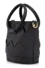 Faux Leather Woven Top Handle Crossbody Handbag sold by Rainbow