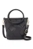Faux Leather Woven Top Handle Crossbody Handbag sold by Rainbow