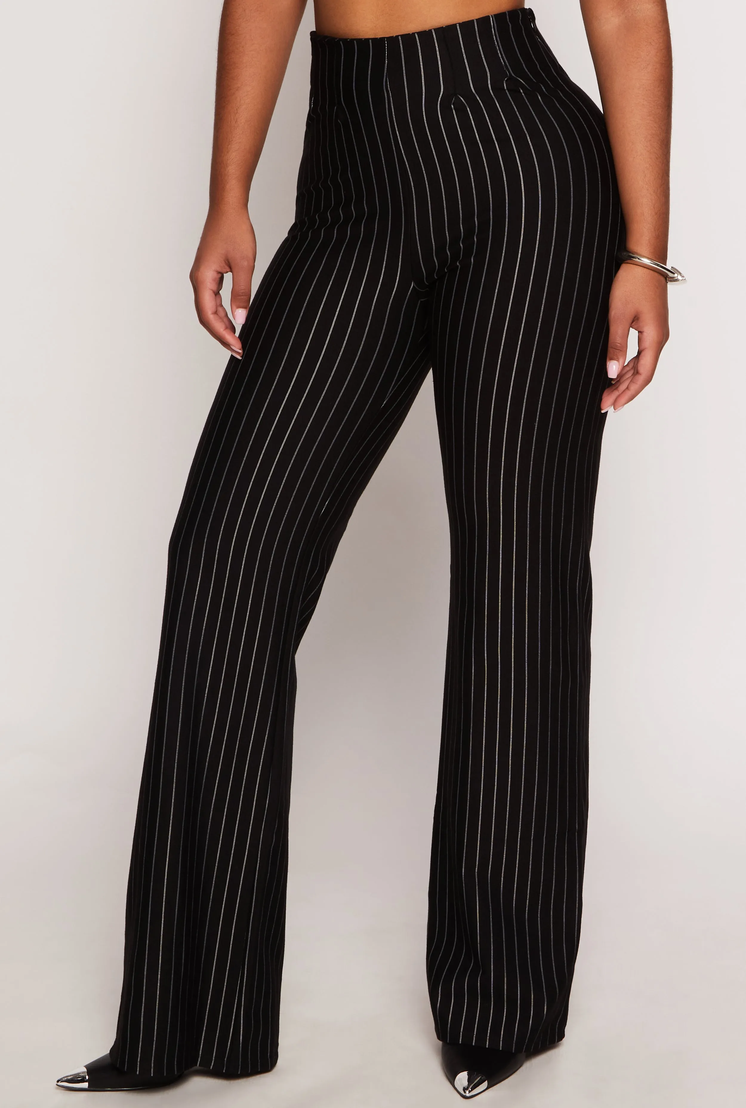 Pinstripe High Waist Dress Pants sold by Rainbow product image thumbnail 2