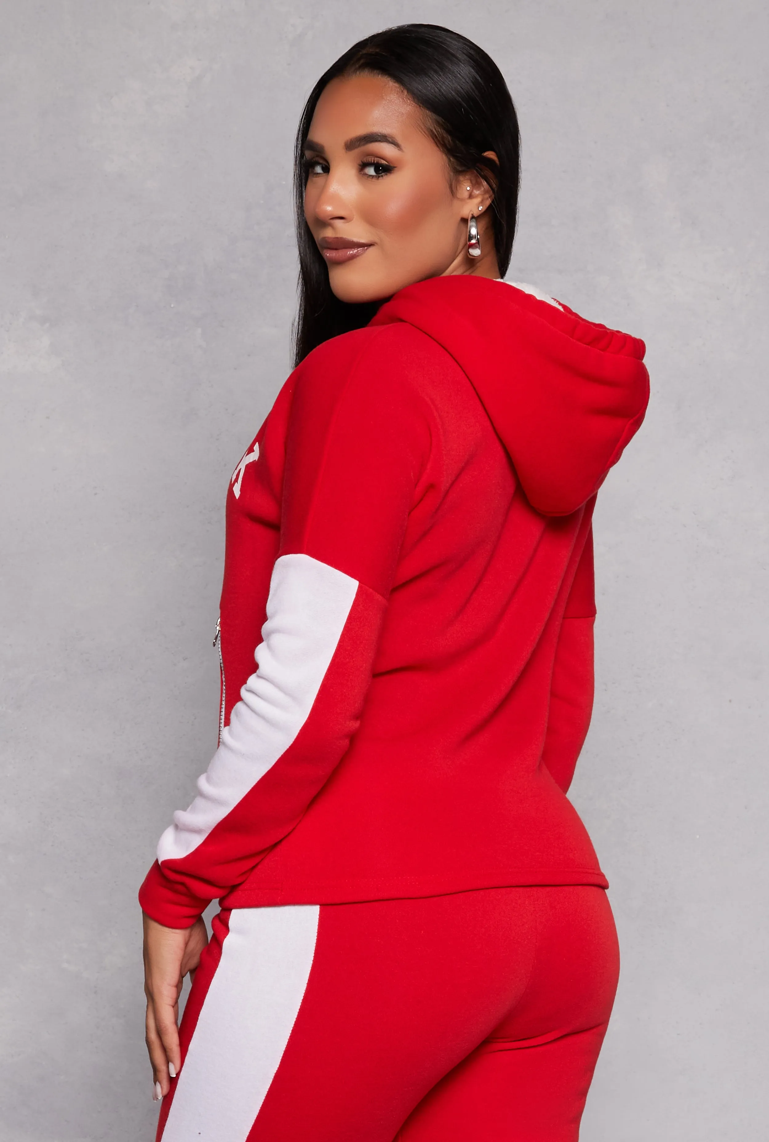 New York Sherpa Lined Pullover Hoodie sold by Rainbow