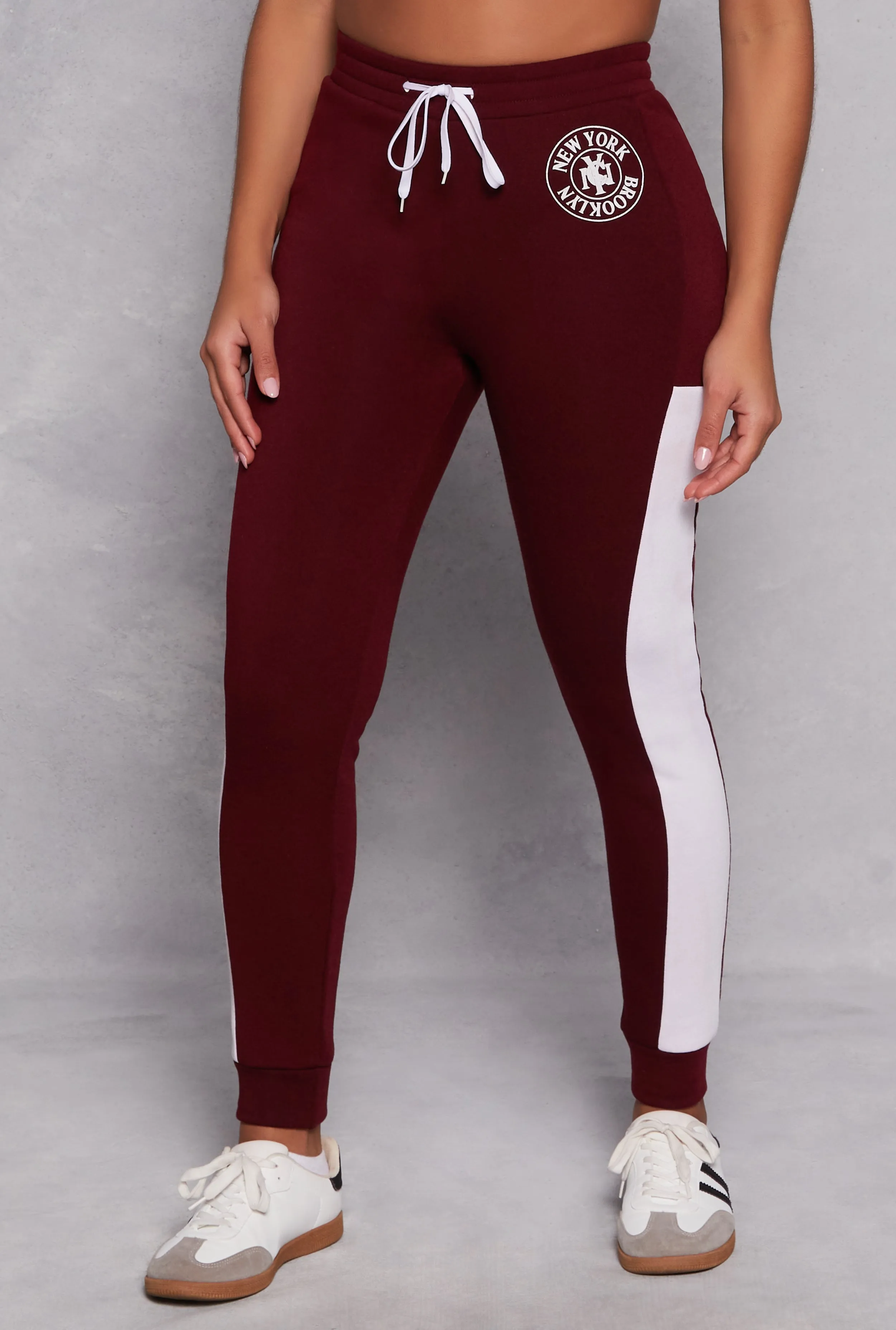 New York Brooklyn Graphic Color Block Joggers sold by Rainbow product image thumbnail 2