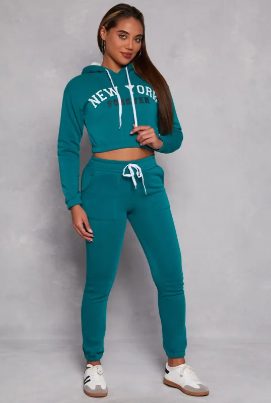 Fleece Lined Drawstring Sweatpants sold by Rainbow