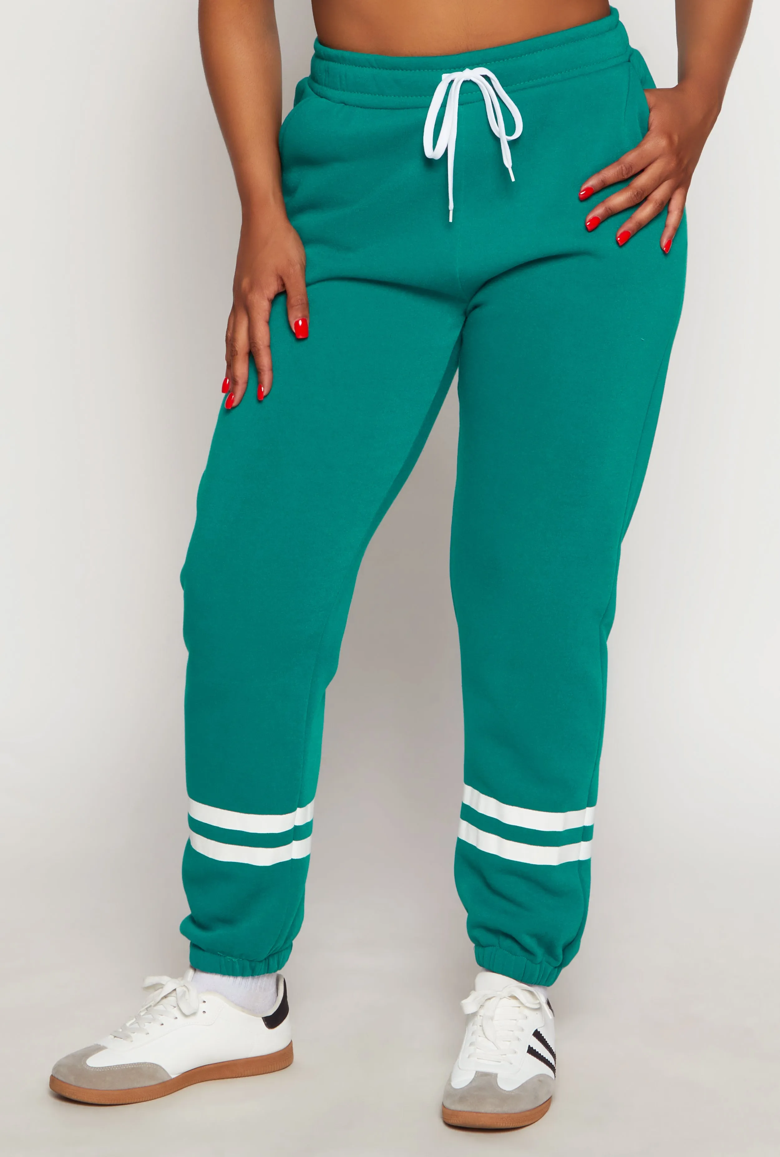 Plus Size Varsity Stripe Detail Sweatpants sold by Rainbow product image thumbnail 2