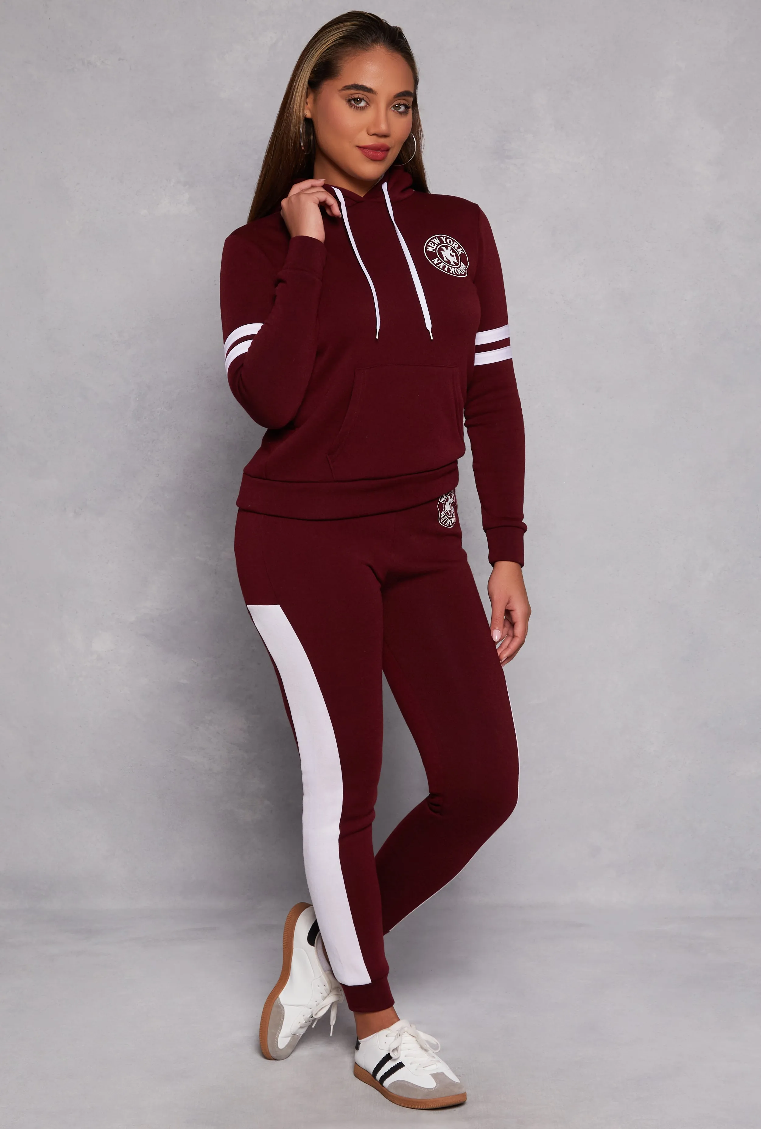 New York Brooklyn Graphic Sherpa Lined Hoodie sold by Rainbow product image thumbnail 2