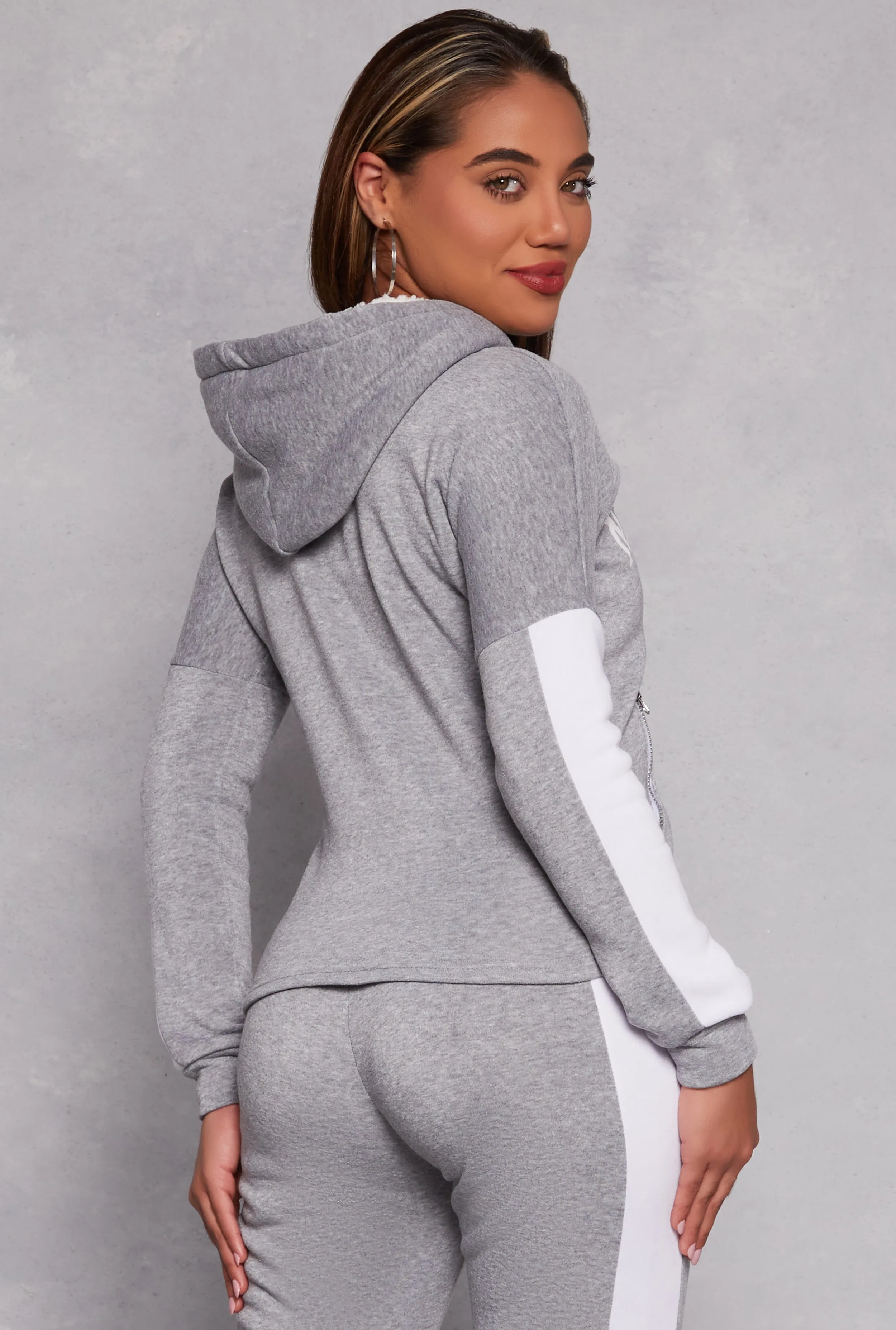 New York Sherpa Lined Pullover Hoodie sold by Rainbow