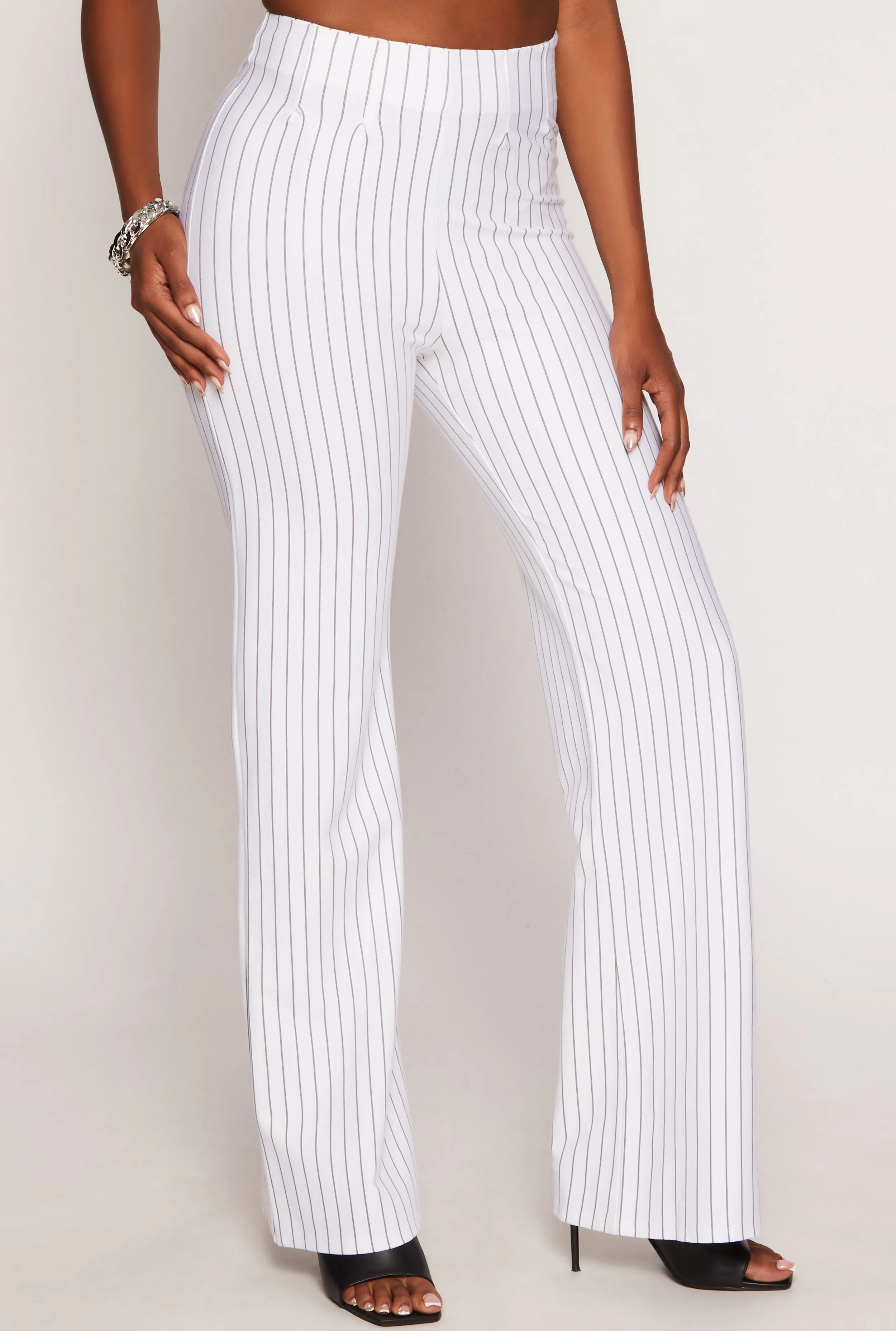 Pinstripe High Waist Dress Pants sold by Rainbow product image thumbnail 2