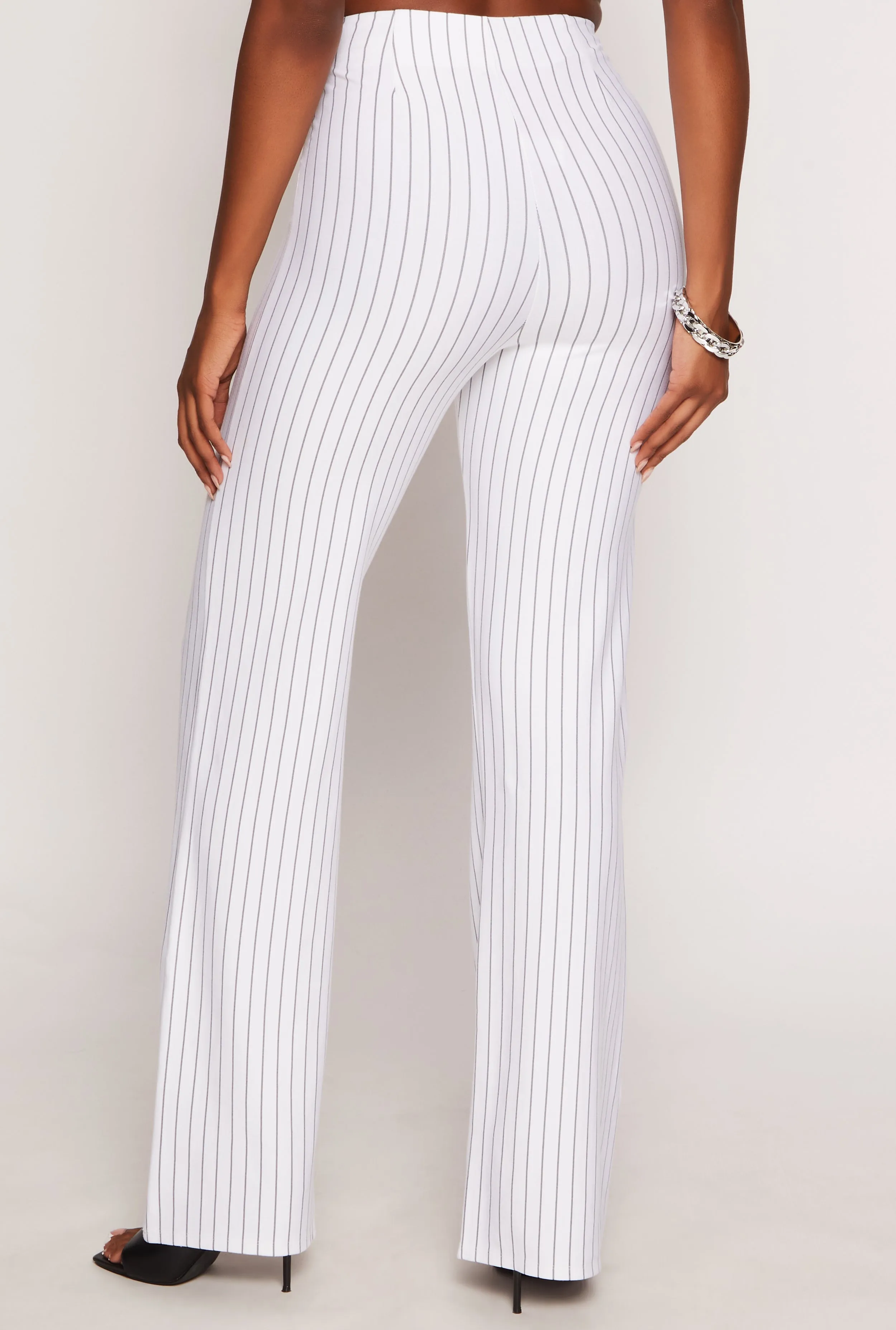 Pinstripe High Waist Dress Pants sold by Rainbow product image thumbnail 3