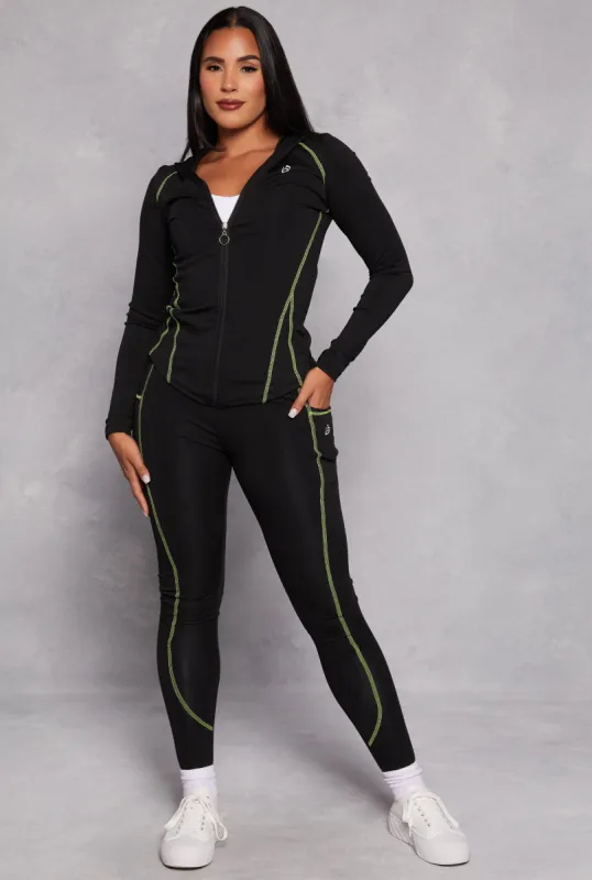 Decorative Stitch Pocket Leggings sold by Rainbow