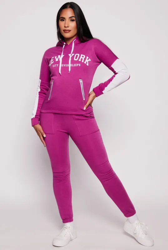 Fleece Lined Drawstring Sweatpants sold by Rainbow