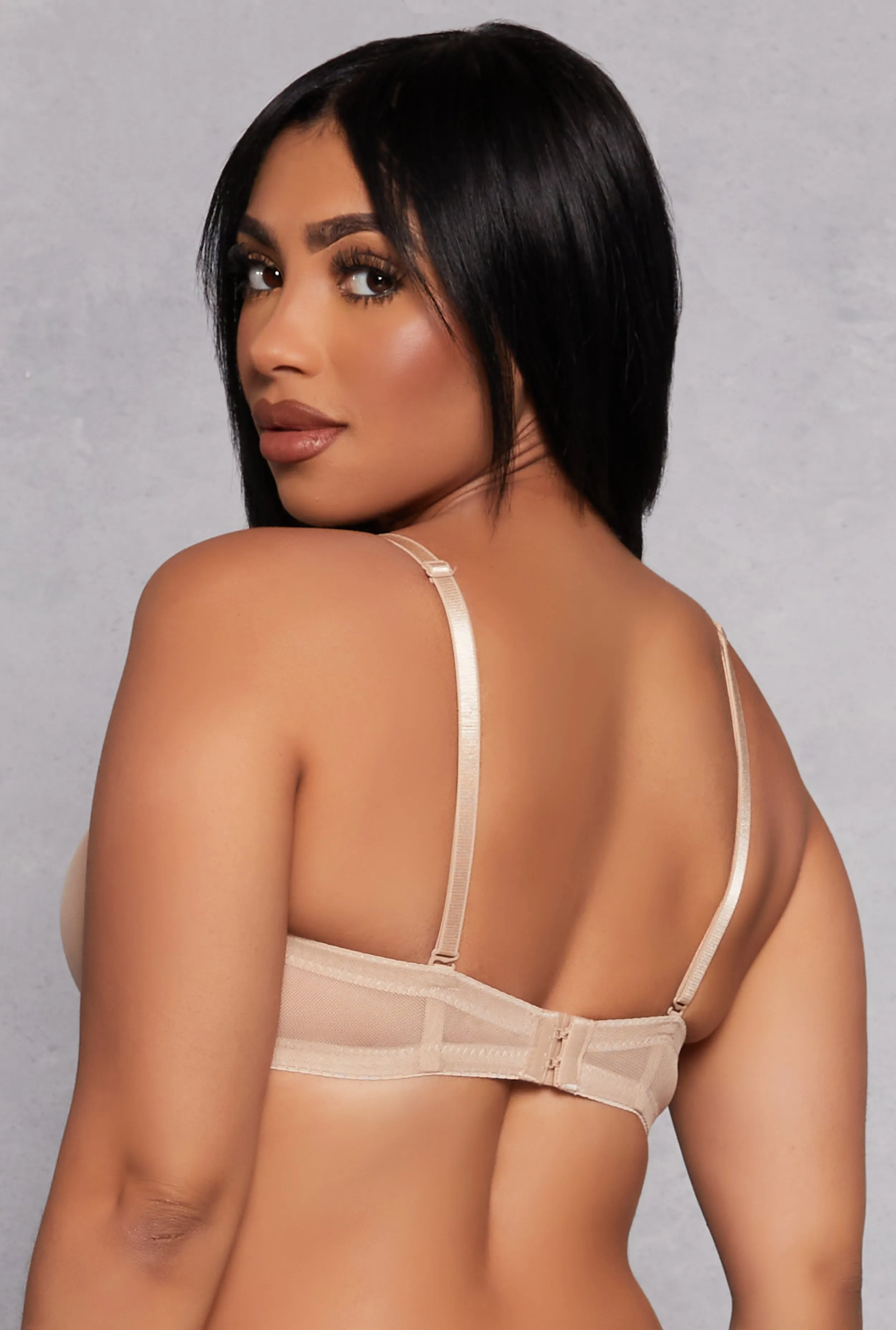 Mesh Balconette Bra | Convertible to Strapless sold by Rainbow product image thumbnail 3