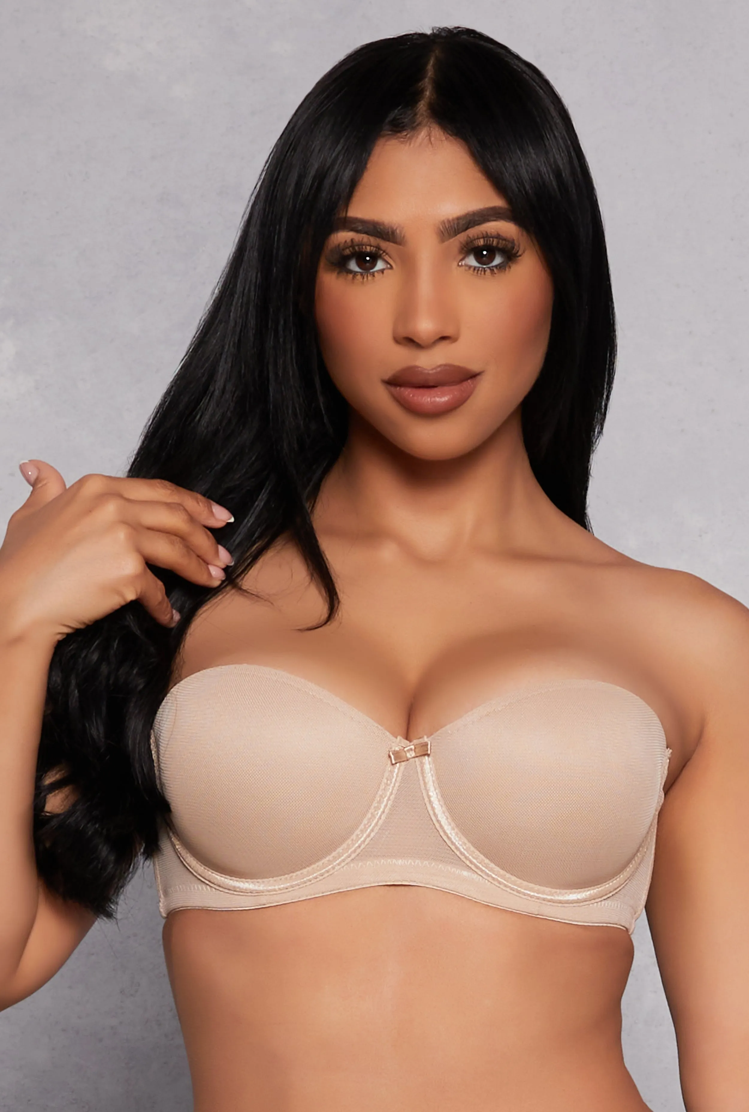 Mesh Balconette Bra | Convertible to Strapless sold by Rainbow product image thumbnail 2
