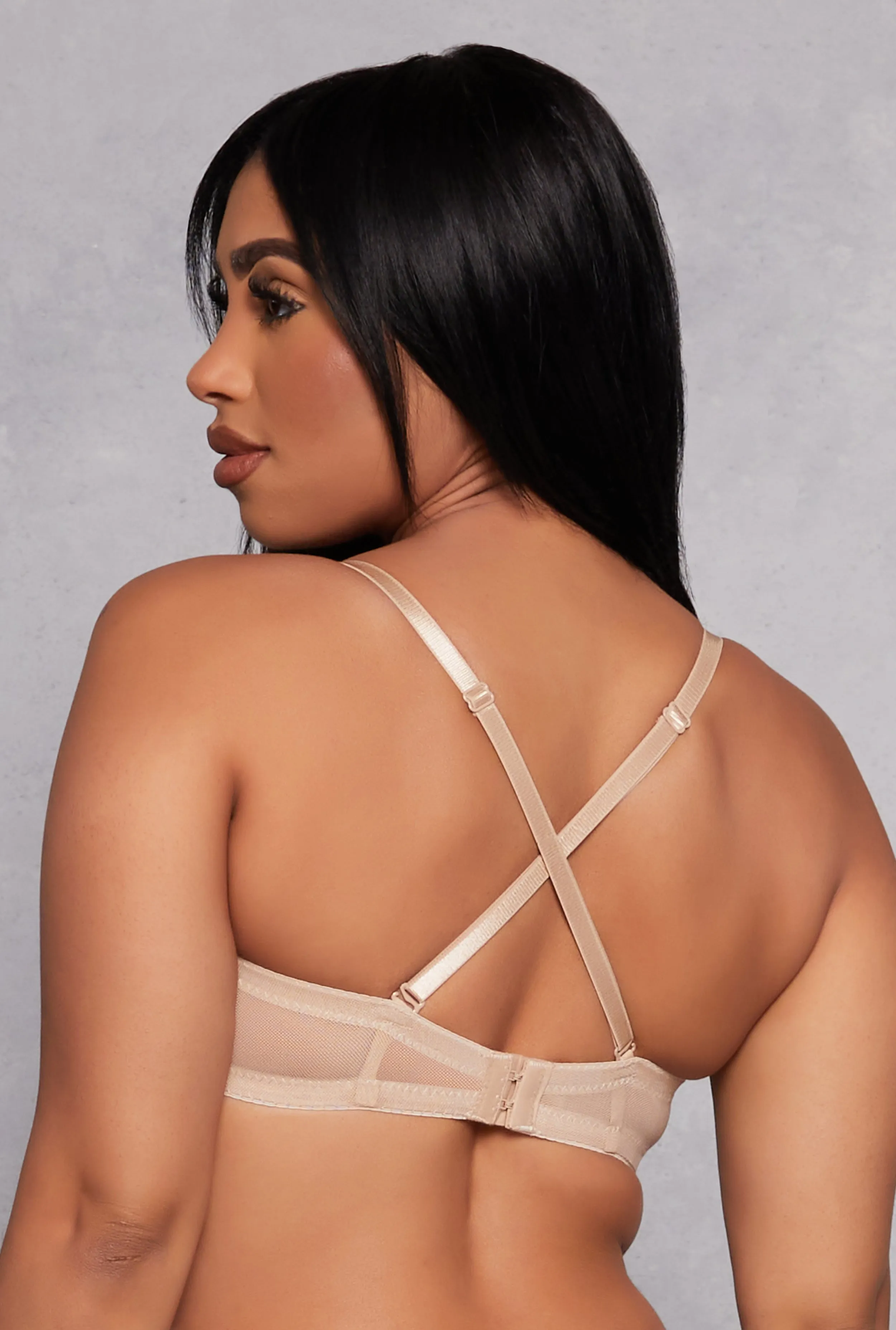 Mesh Balconette Bra | Convertible to Strapless sold by Rainbow product image thumbnail 5