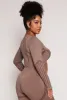 Plus Size Seamless Laser Cut Active Top sold by Rainbow