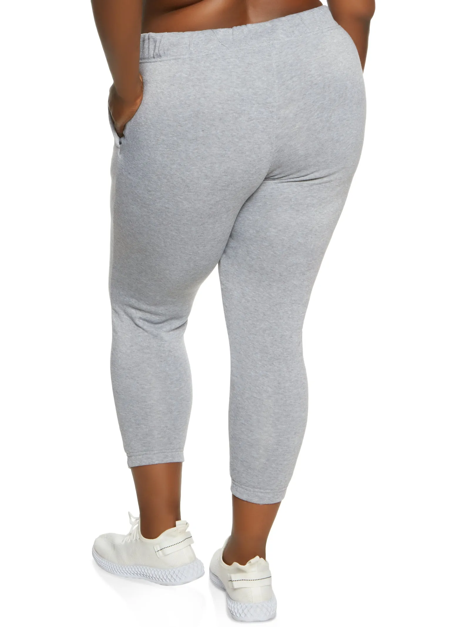 Plus Size Basic Fleece Sweatpants sold by Rainbow product image thumbnail 2