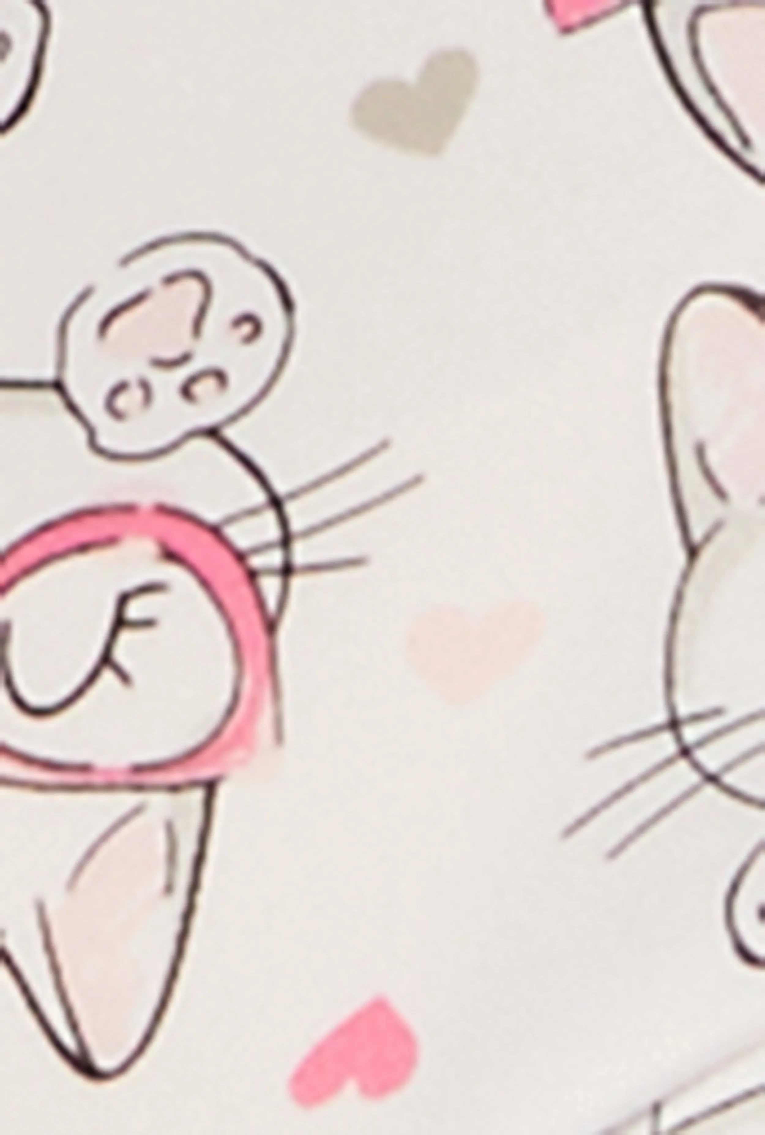 Cat Graphic Long Sleeve Pajama Onesie sold by Rainbow product image thumbnail 3