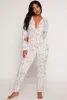 Cat Graphic Long Sleeve Pajama Onesie sold by Rainbow