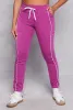 Fleece Drawstring Contrast Piping Joggers sold by Rainbow