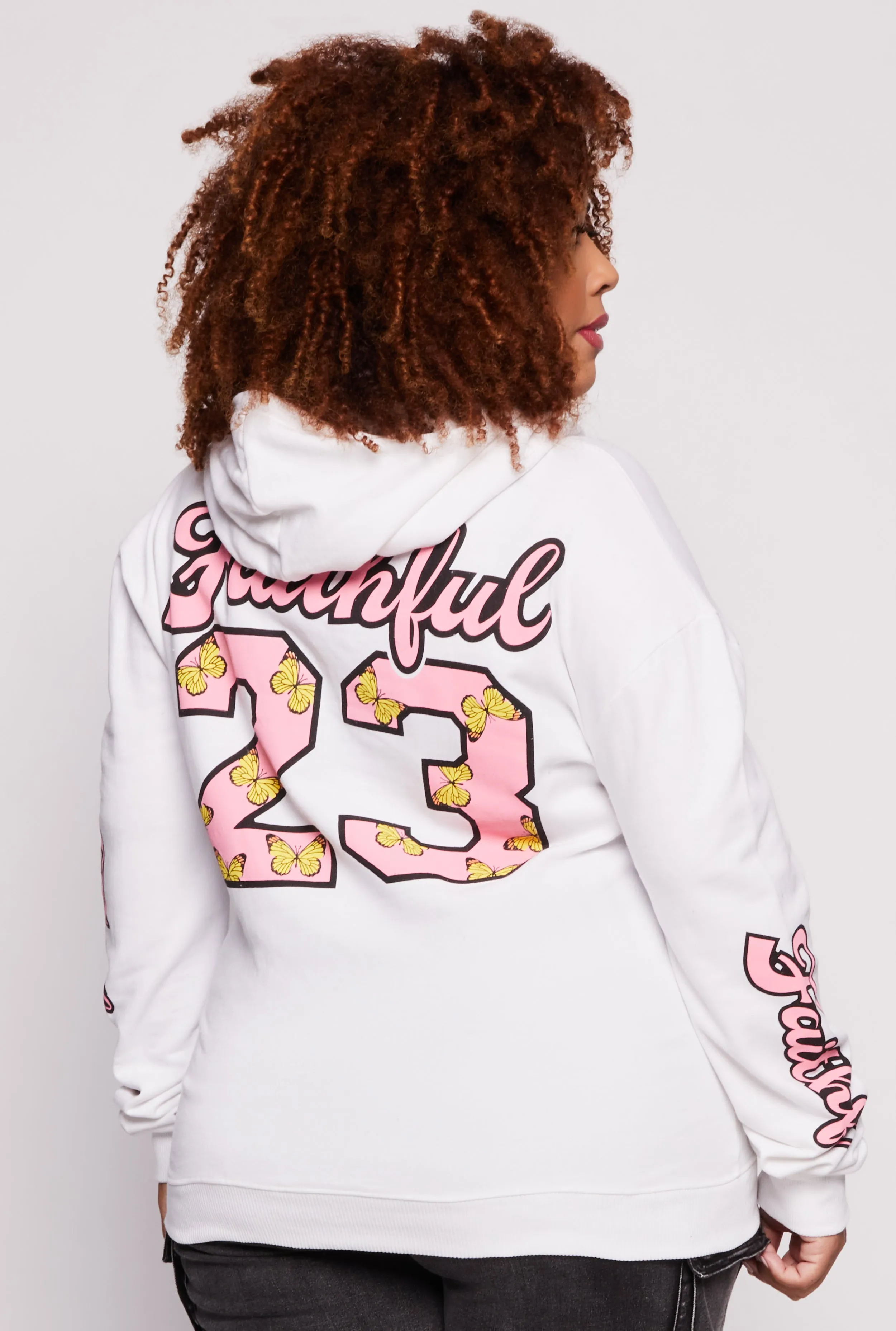 Plus Size Faithful 23 Pullover Hoodie sold by Rainbow product image thumbnail 3