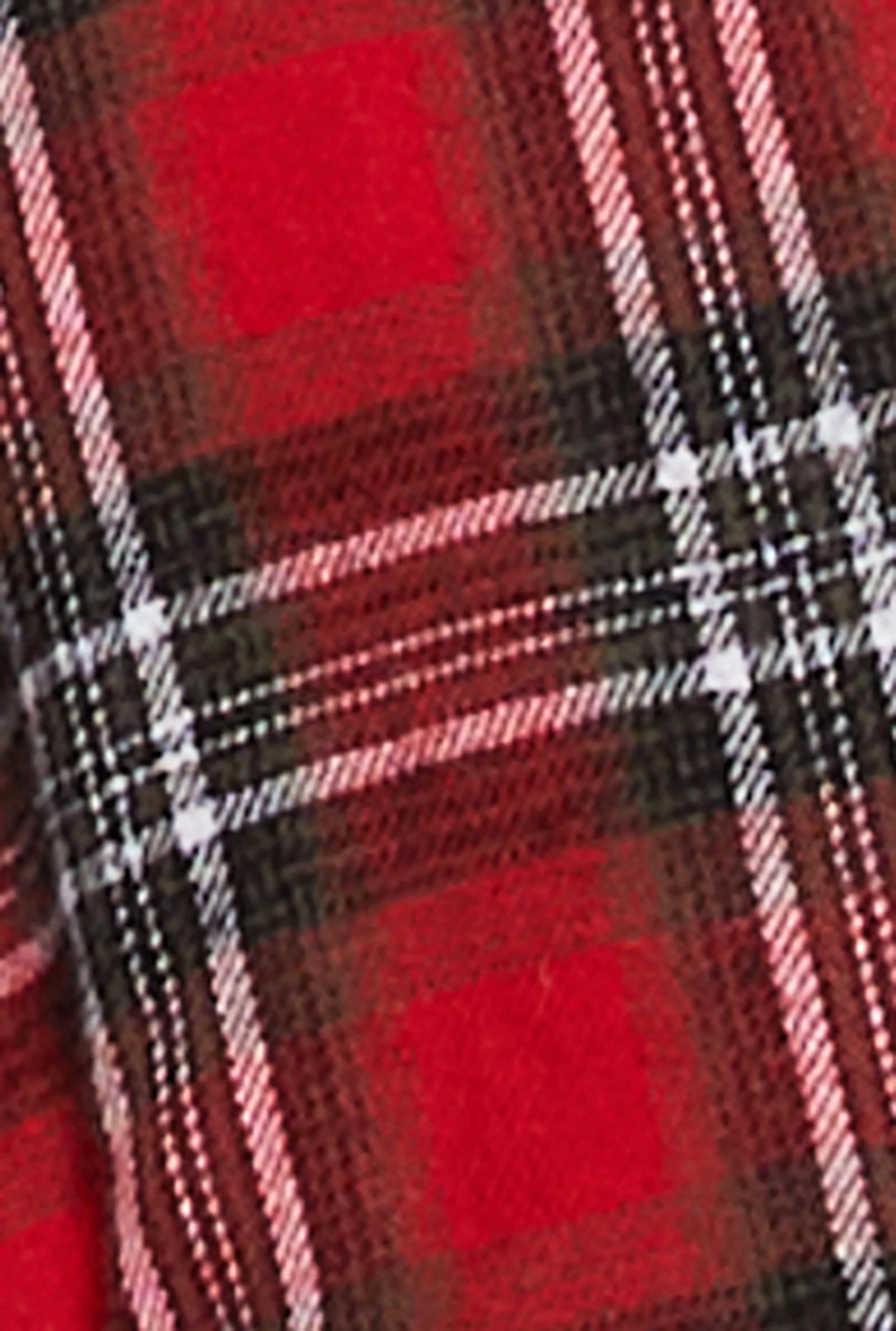 Spoon Jeans Plaid Faux Wrap Crop Top sold by Rainbow product image thumbnail 4