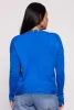 New York Graphic Distressed V Neck Sweater sold by Rainbow