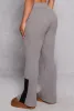 Knit Contrast Stripe High Waist Flare Pants sold by Rainbow