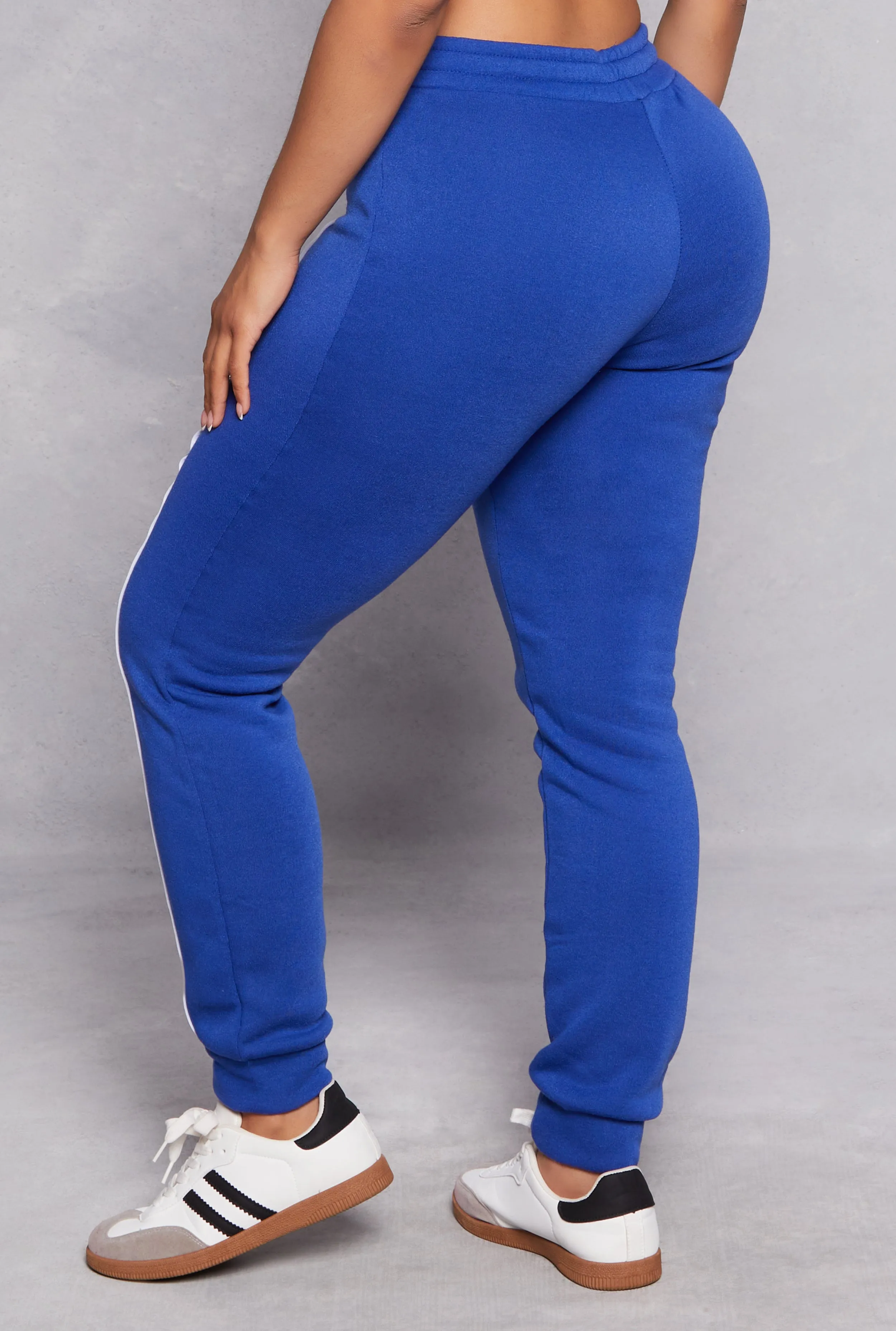 Fleece Contrast Pintuck Joggers sold by Rainbow product image thumbnail 3