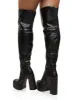 Platform Side Zip Over the Knee Boots sold by Rainbow
