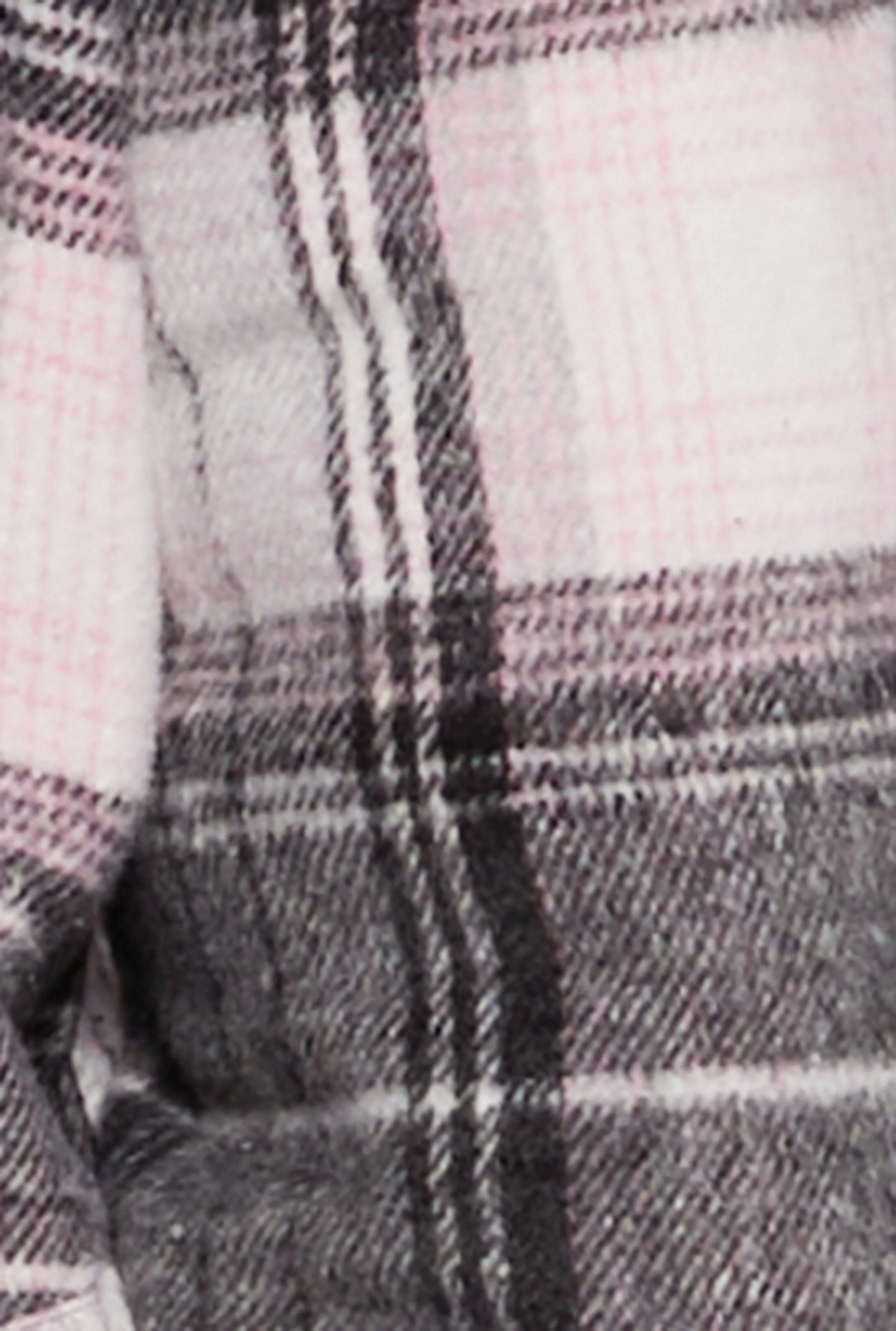 Spoon Jeans Plaid Flannel Long Hooded Shacket sold by Rainbow product image thumbnail 4