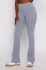 Ribbed High Waist Flare Yoga Pants sold by Rainbow