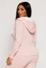 Contrast Piping Zip Sherpa Hooded Sweatshirt sold by Rainbow
