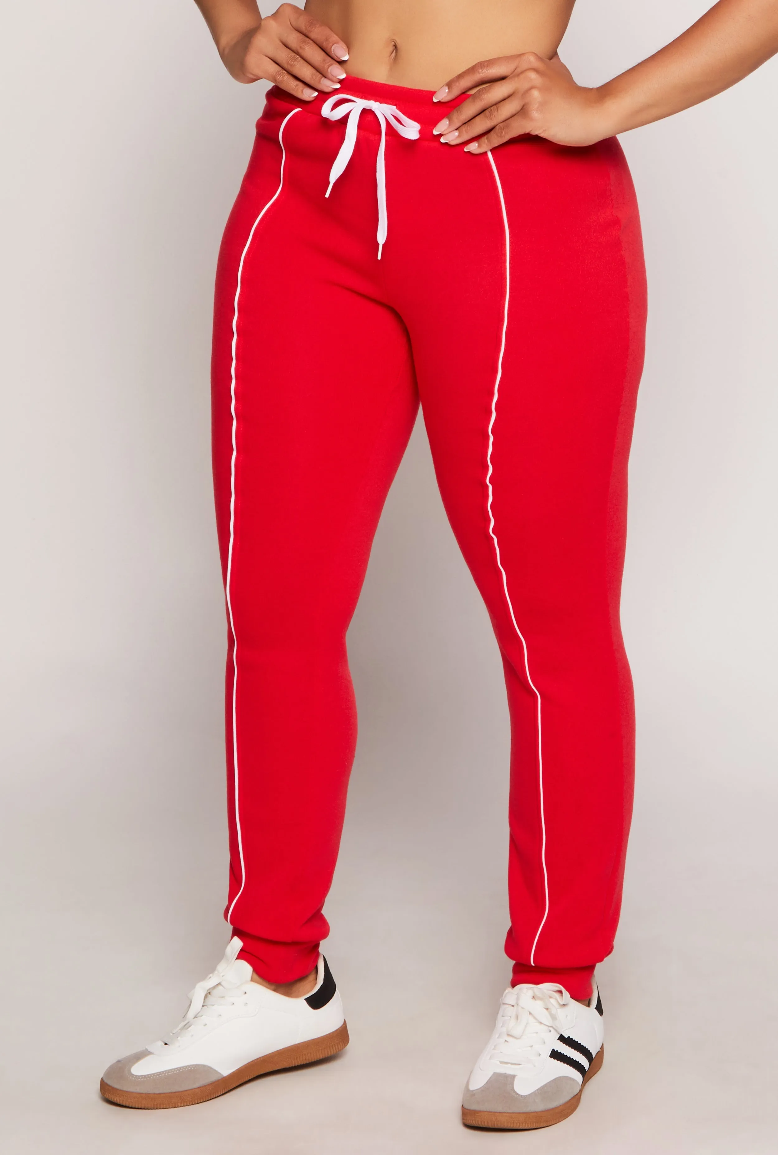 Fleece Contrast Pintuck Joggers sold by Rainbow product image thumbnail 2