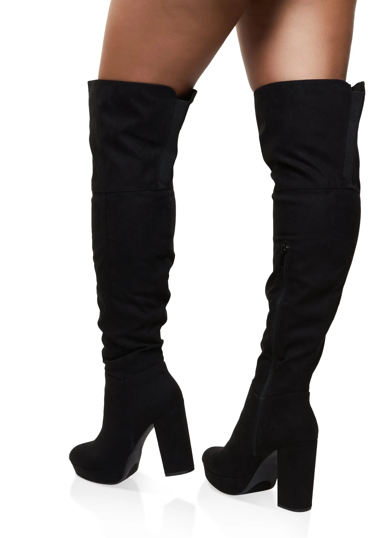Pointed Toe Platform Over the Knee Boots sold by Rainbow product image thumbnail 3