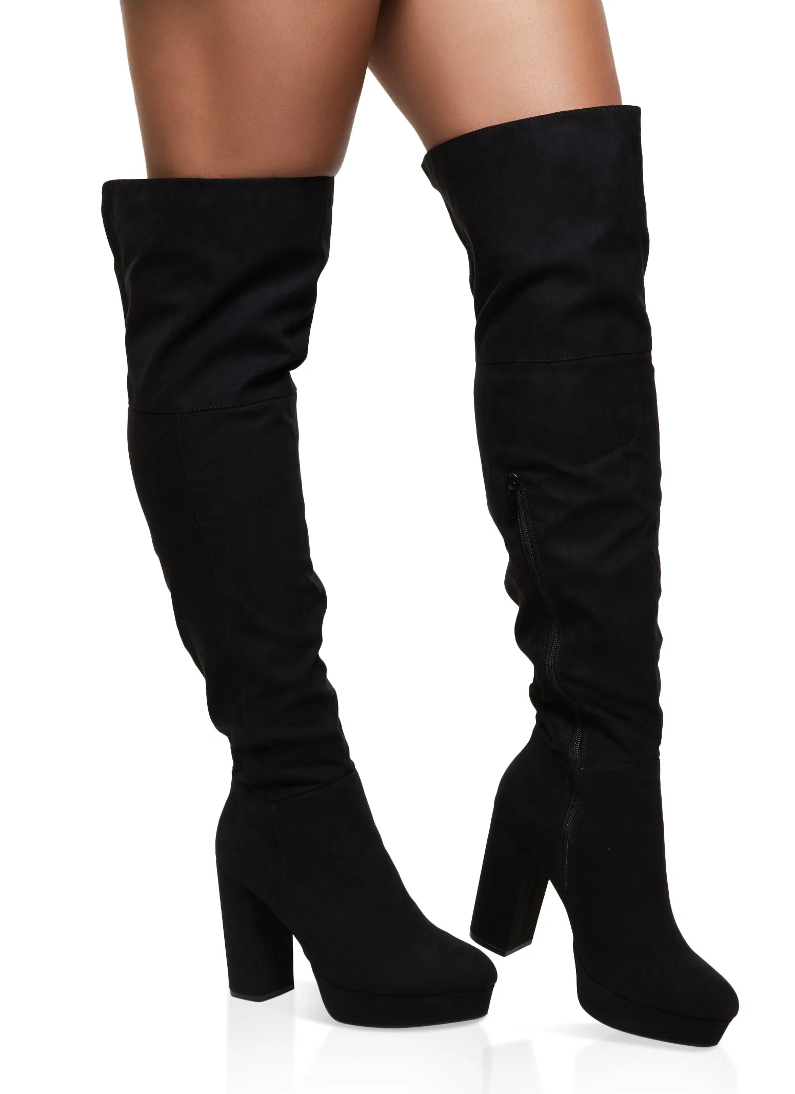 Pointed Toe Platform Over the Knee Boots sold by Rainbow product image thumbnail 2