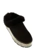 Faux Fur Lined Rhinestone Platform Clogs sold by Rainbow
