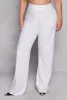 Plus Size Stretch Pinstripe Wide Leg Pants sold by Rainbow