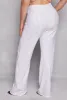 Plus Size Stretch Pinstripe Wide Leg Pants sold by Rainbow