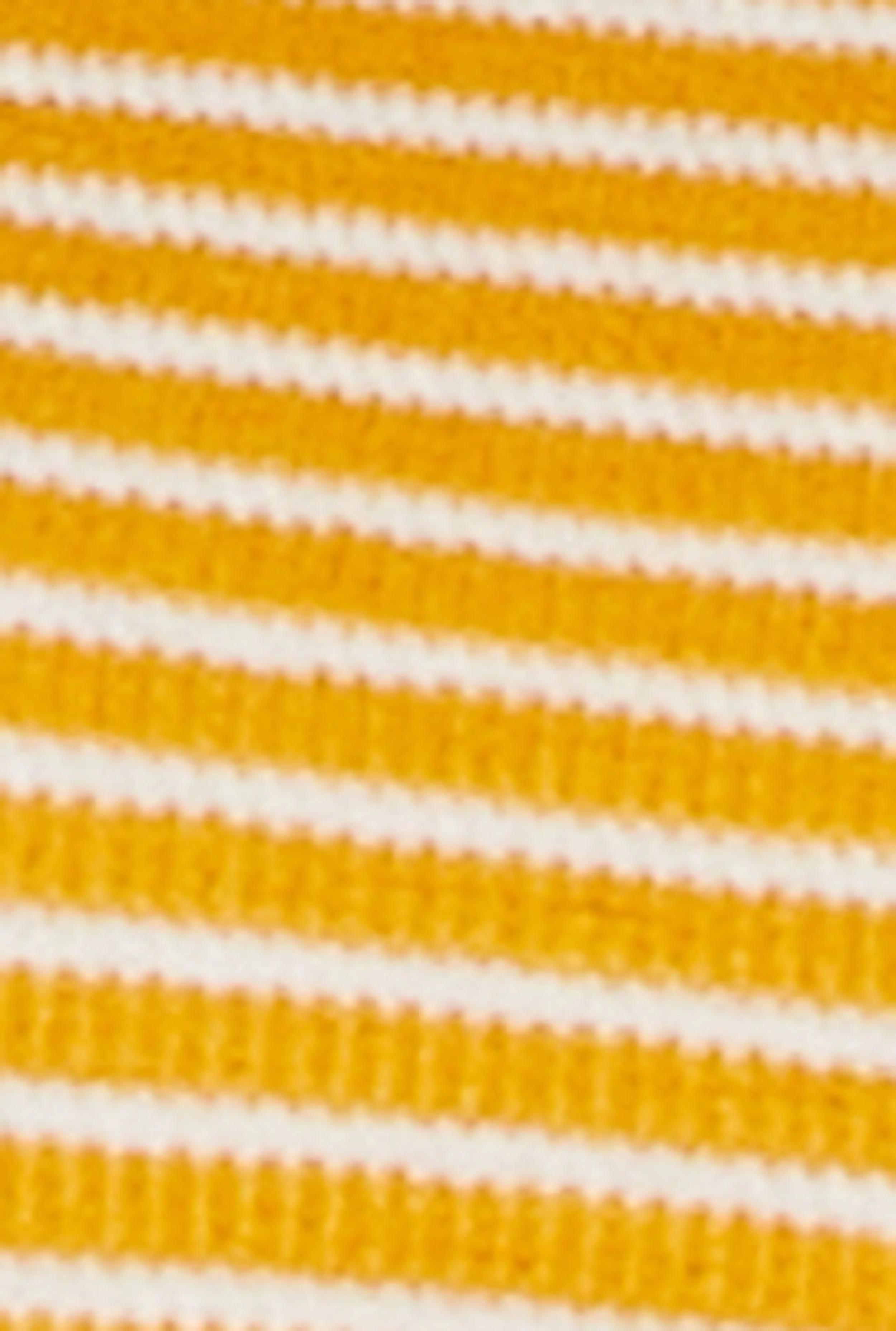 Striped Rib Knit Lettuce Edge Crop Top sold by Rainbow product image thumbnail 4
