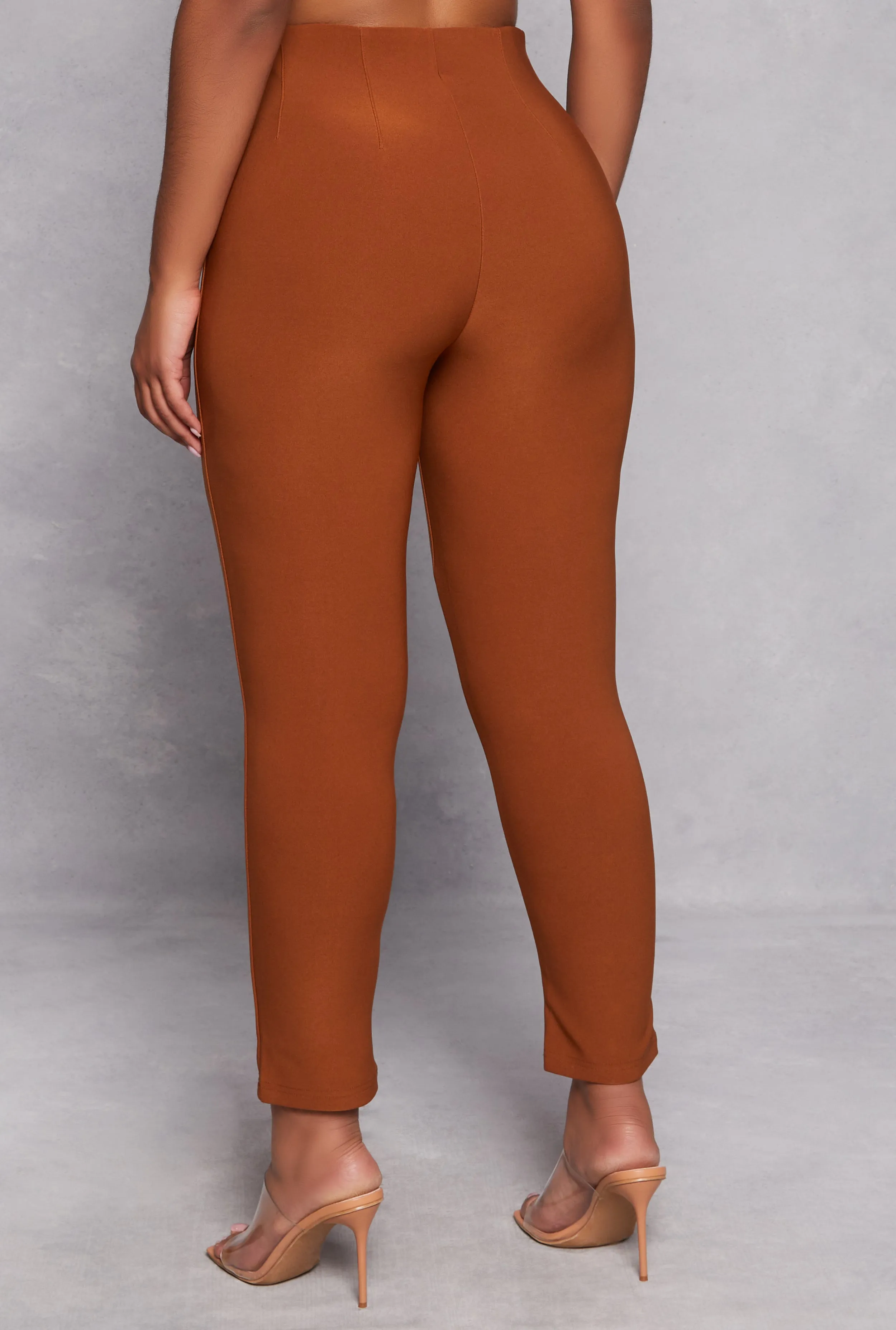 Iris Crepe Knit High Waisted Dress Pants sold by Rainbow product image thumbnail 3