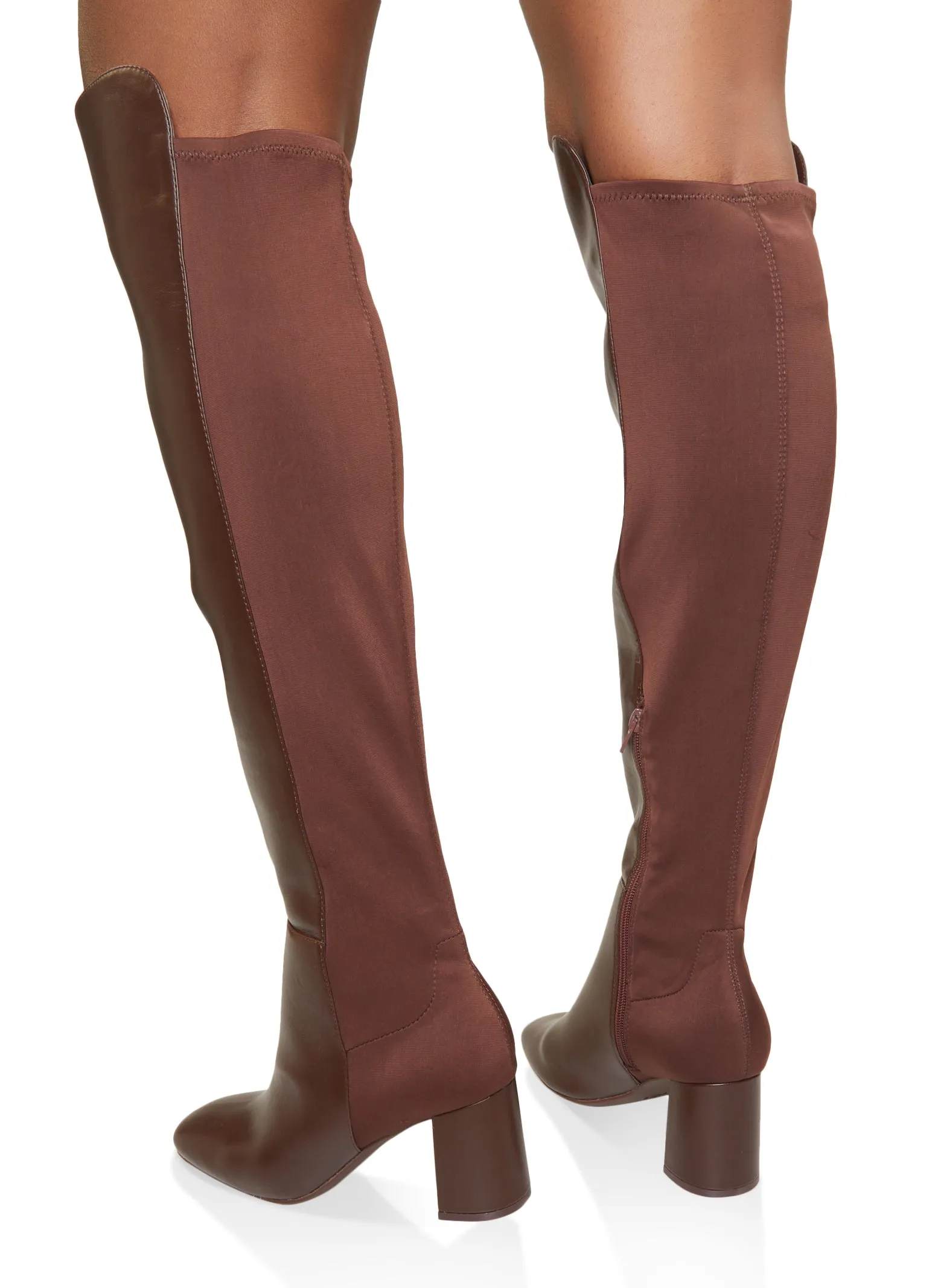 Elastic Back Block Heel Tall Boots sold by Rainbow product image thumbnail 3