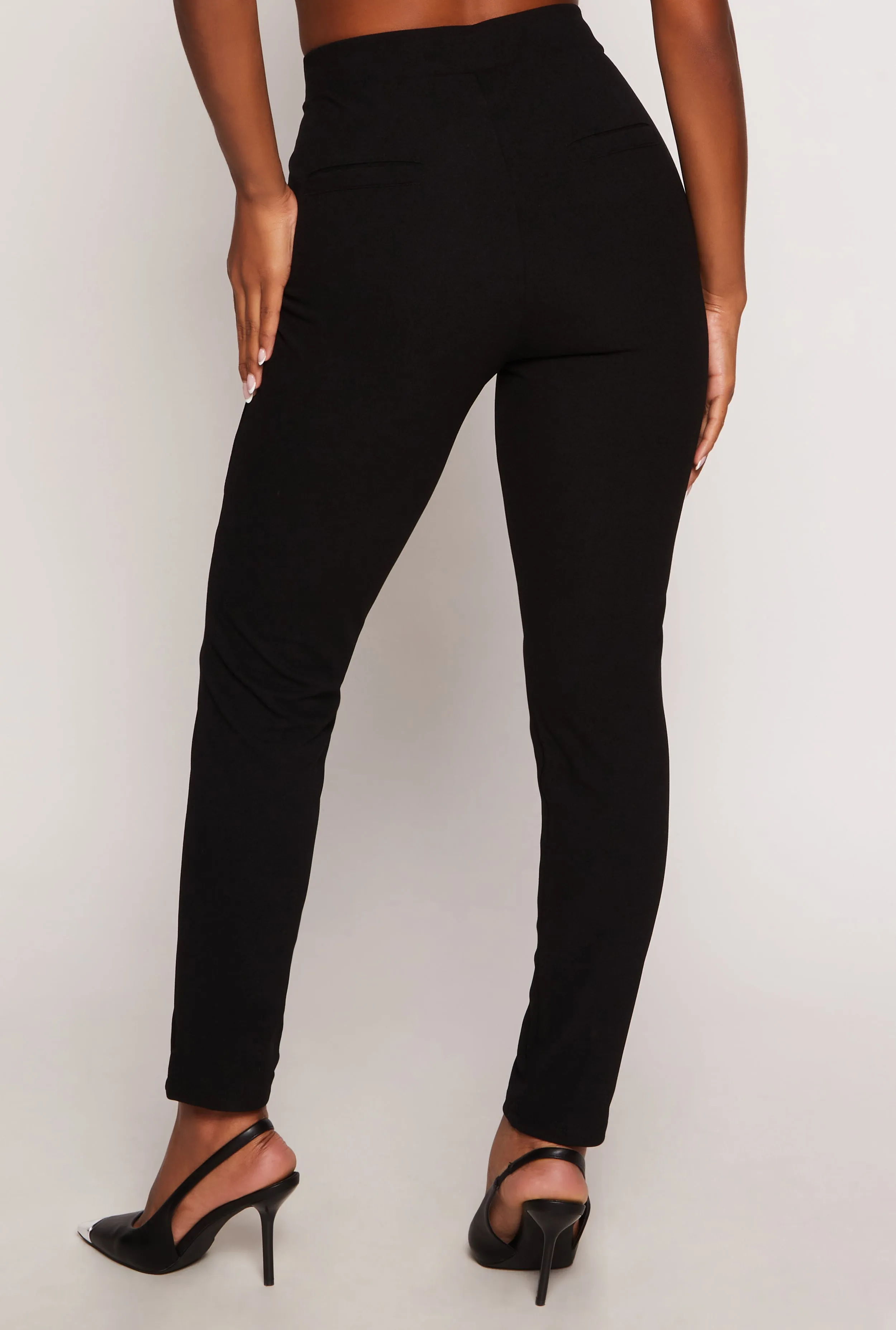 High Waisted Skinny Leg Dress Pants sold by Rainbow product image thumbnail 3